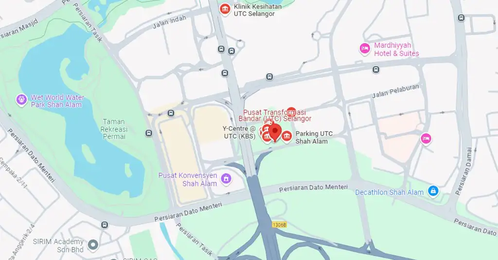 Lokasi dan Cara Mengakses UTC Shah Alam Lokasi dan Cara Mengakses UTC Shah Alam