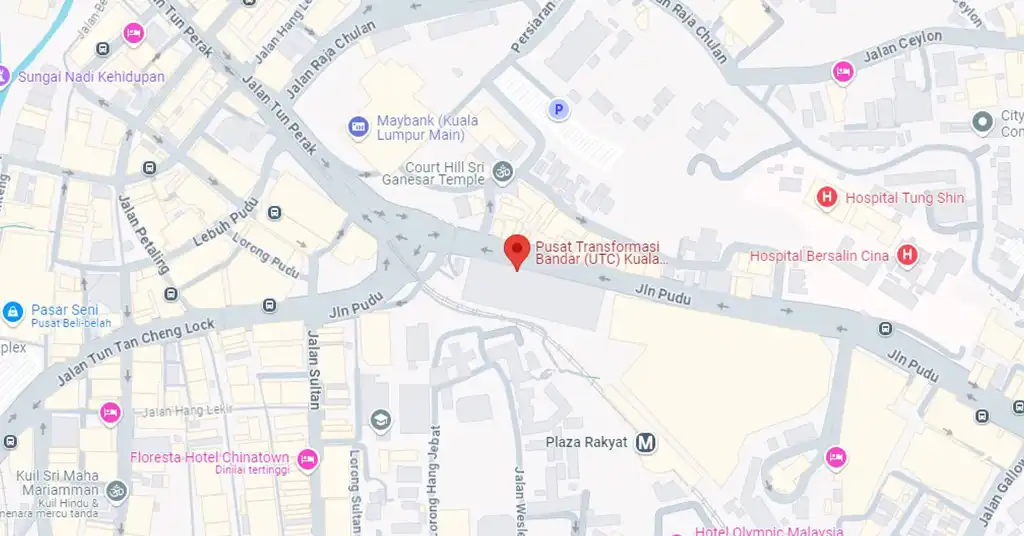 Lokasi dan Nombor Telefon UTC Kuala Lumpur Lokasi dan Nombor Telefon UTC Kuala Lumpur