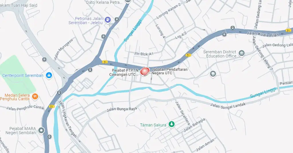 Lokasi dan Nombor Telefon UTC Negeri Sembilan Lokasi dan Nombor Telefon UTC Negeri Sembilan