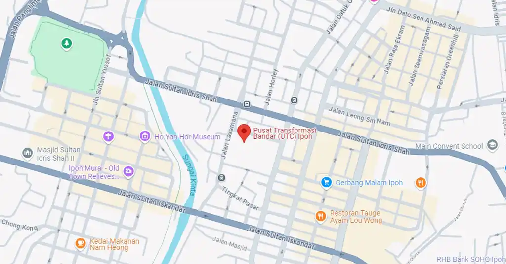 Lokasi dan Nombor Telefon UTC Perak Lokasi dan Nombor Telefon UTC Perak