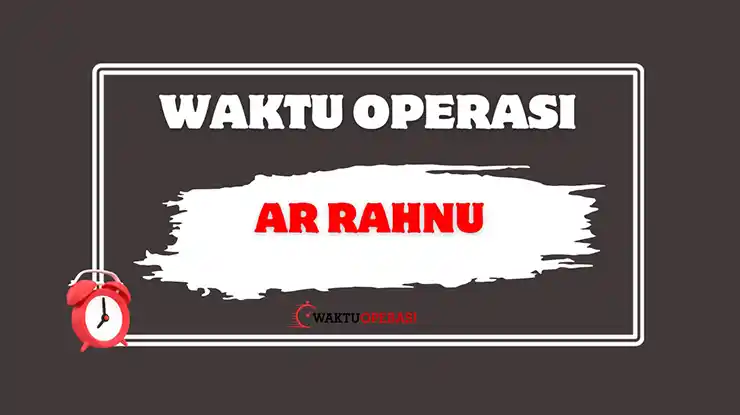 Waktu Operasi Ar Rahnu