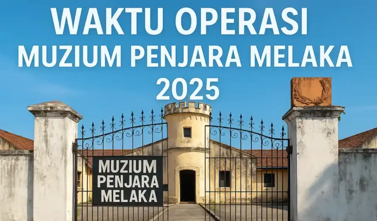 Waktu Operasi Muzium Penjara Melaka
