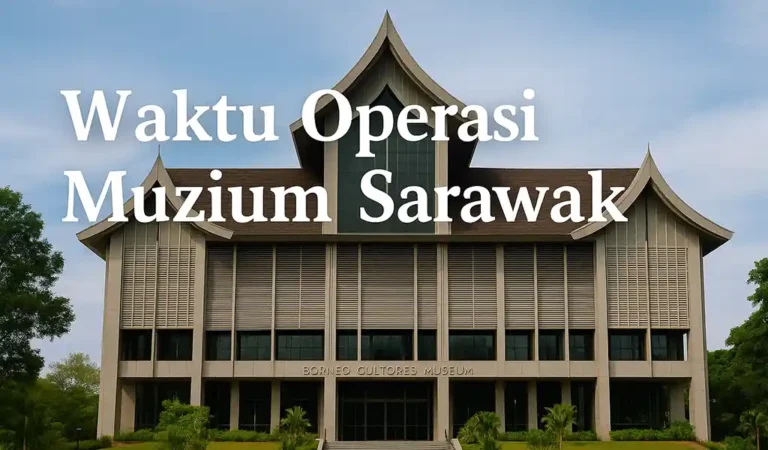 Waktu Operasi Muzium Sarawak dan Harga Tiket